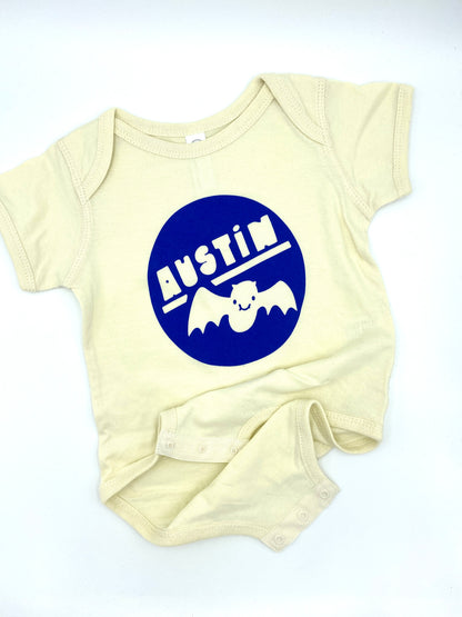 Austin Bat Onesie