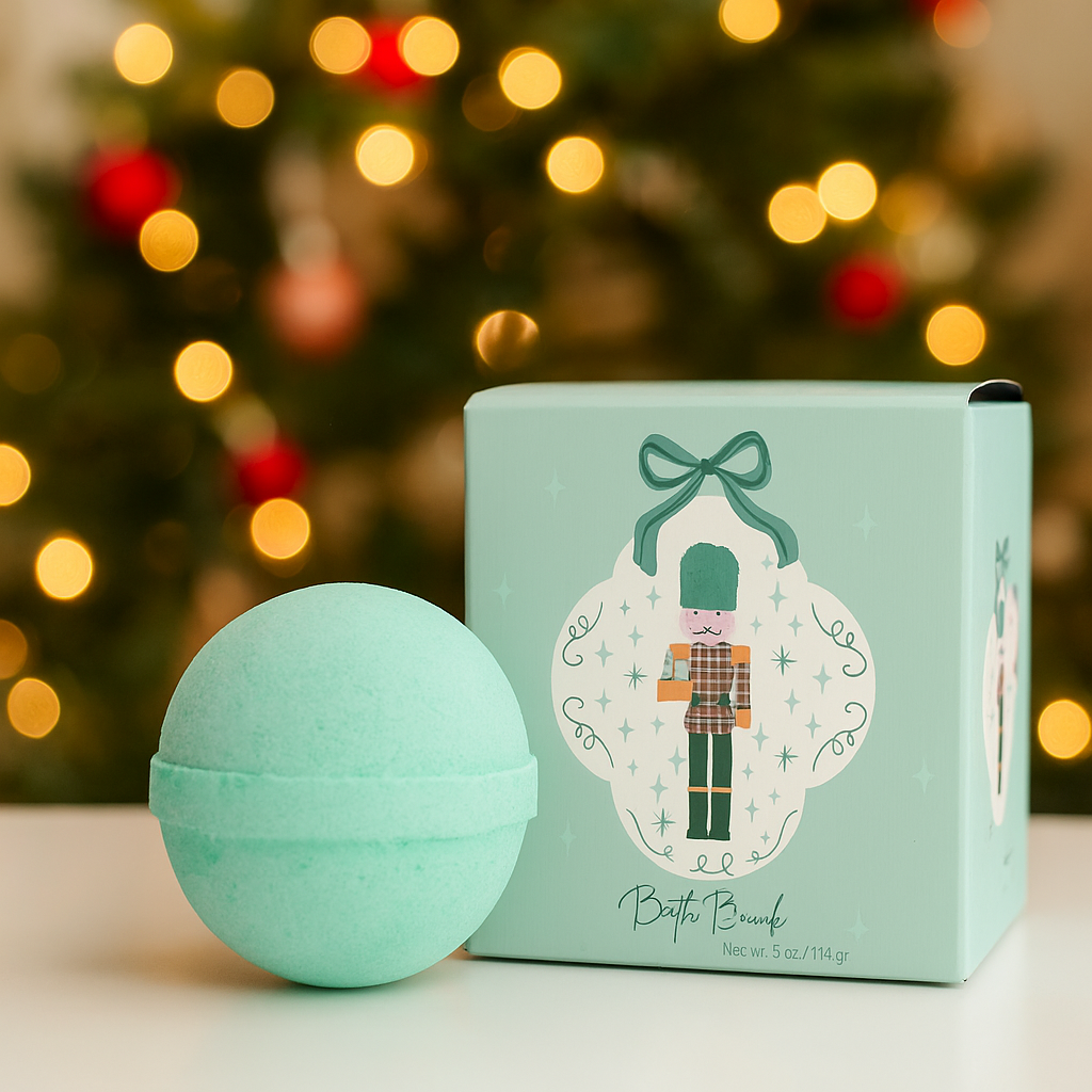 Nutcracker Christmas Bath Bomb