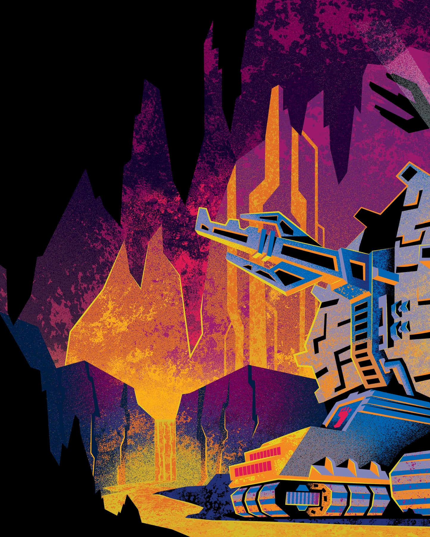 Techno Terror From Below Print