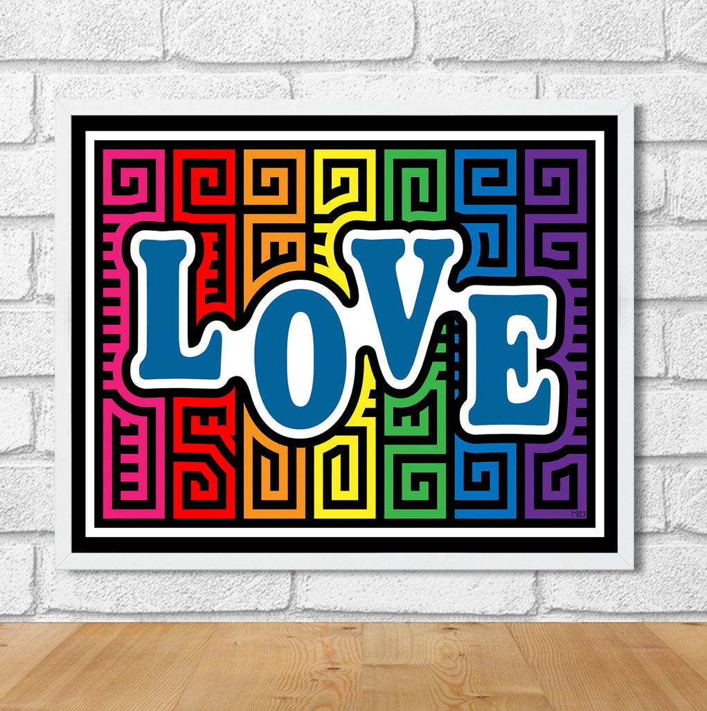 Love Mola Print