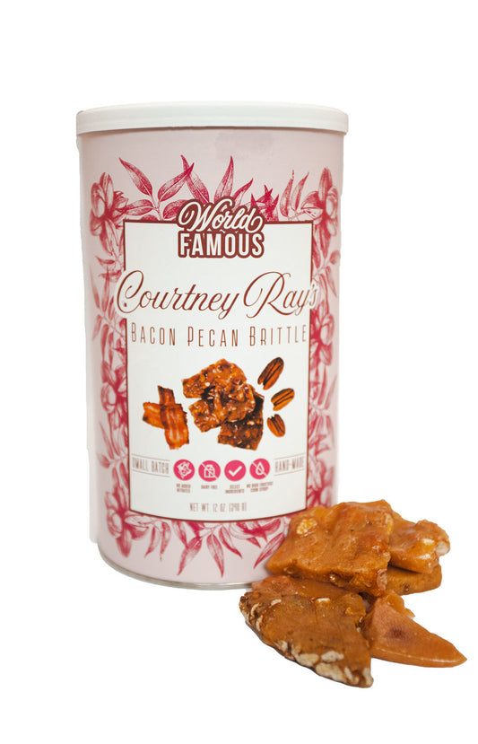 Bacon Pecan Brittle - 12 oz. canister