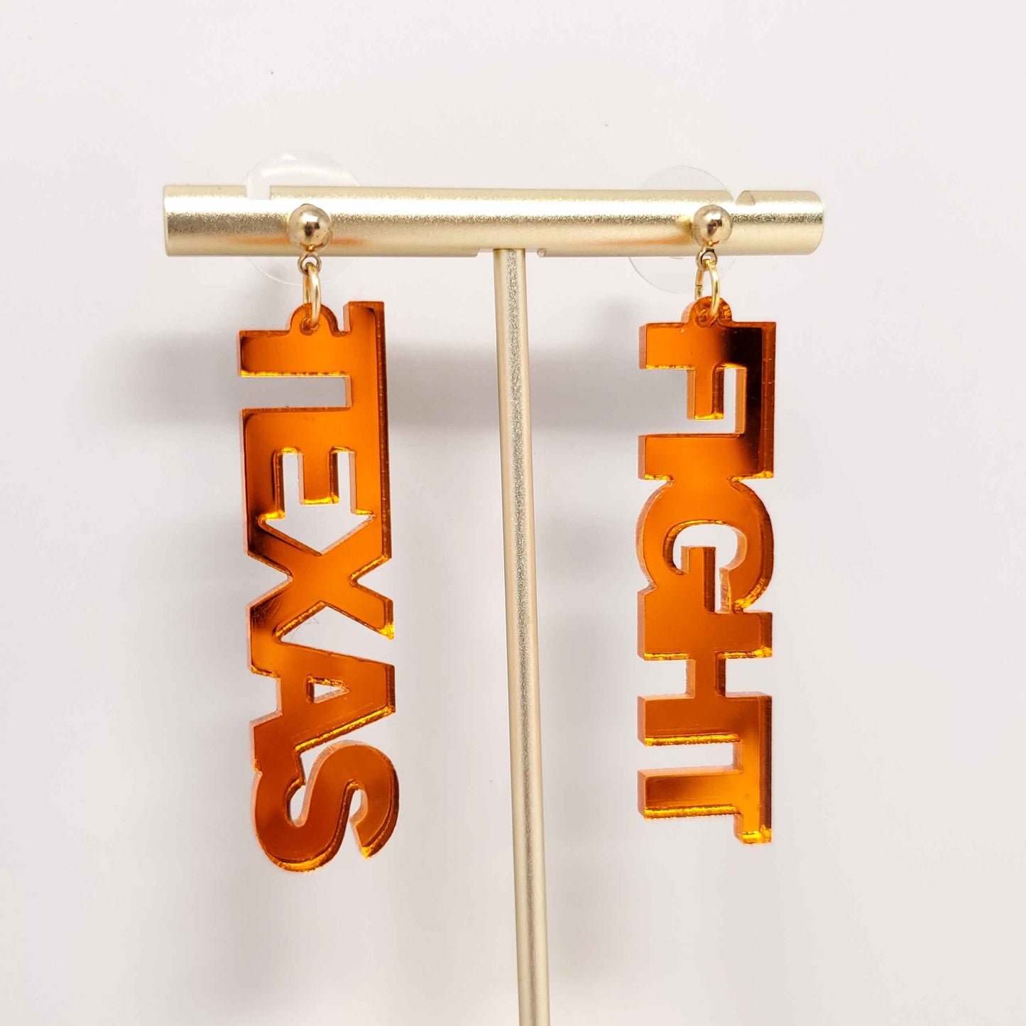 Texas Fight Earrings