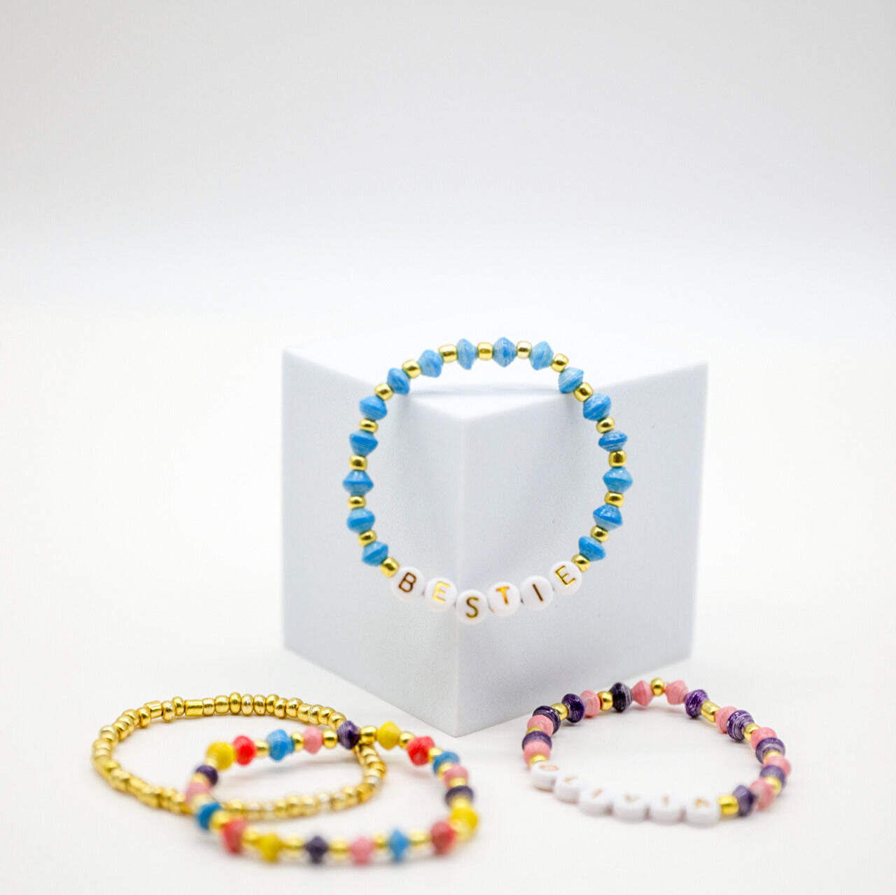 DIY Paper Bead Bracelet Kit