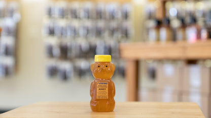 Raw Wildflower Honey Bear 12 oz.