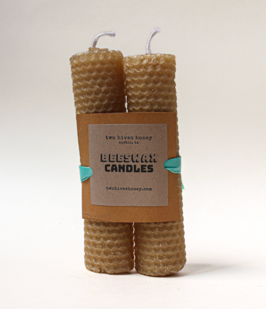 Rolled Beeswax Candles