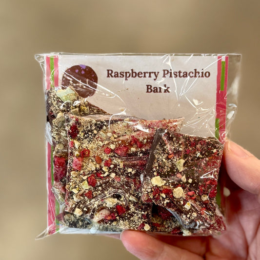 Raspberry Pistachio Bark