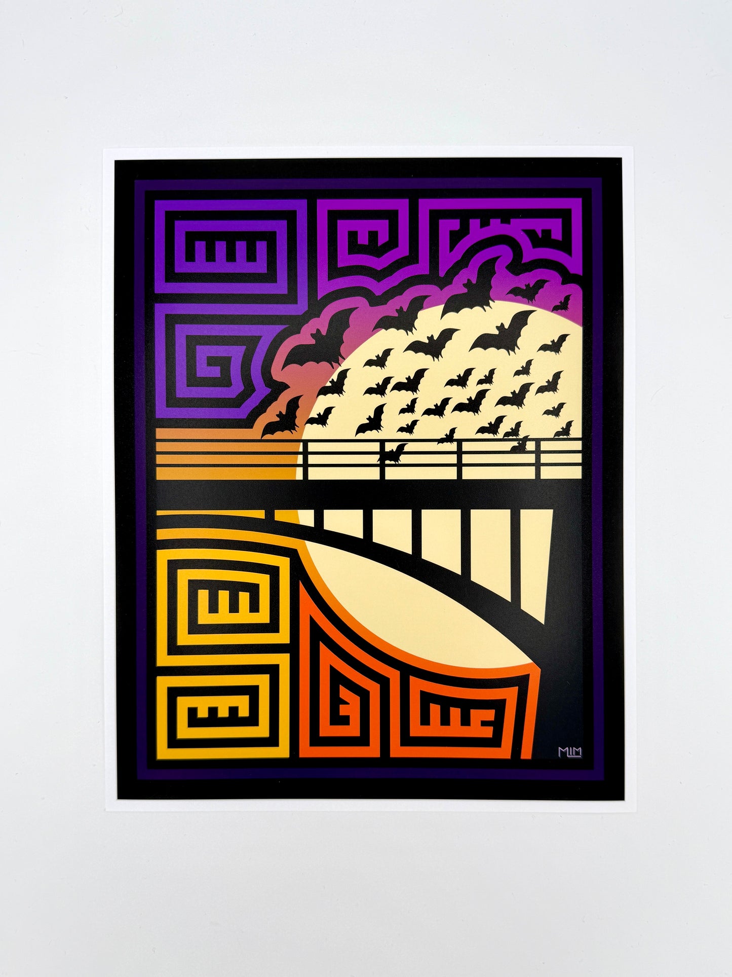 Bat Bridge Mola Print