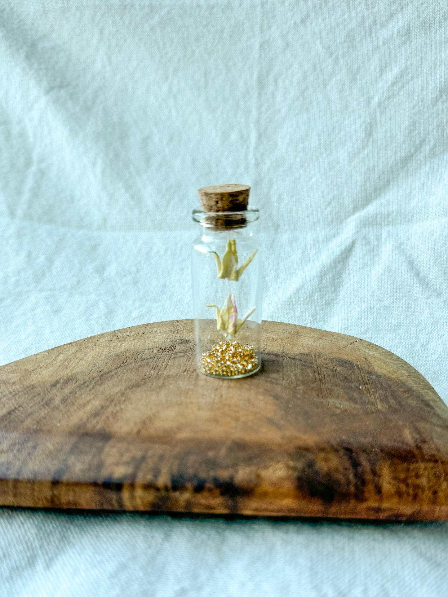 Mini Origami Crane Bottle