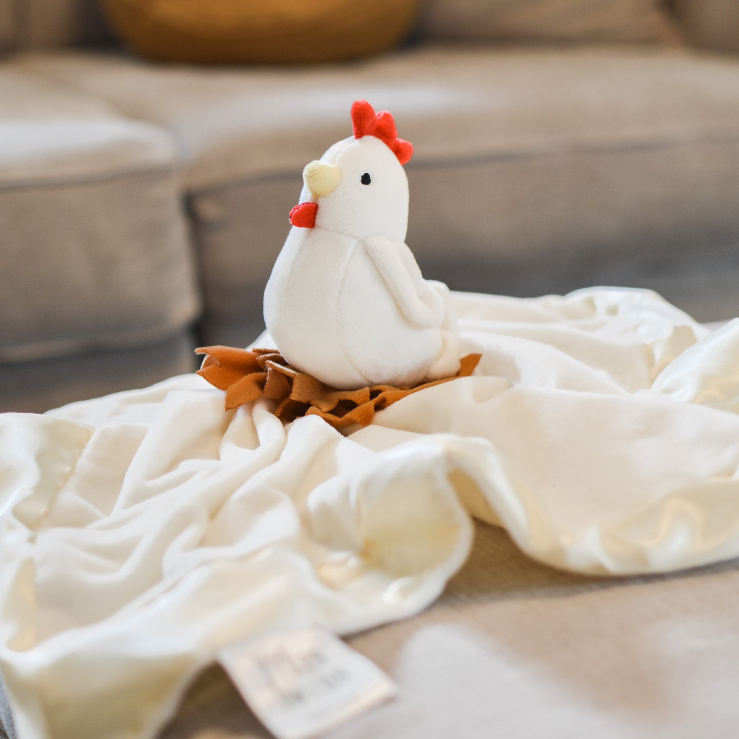 Baby Chicken Lovey Blanket
