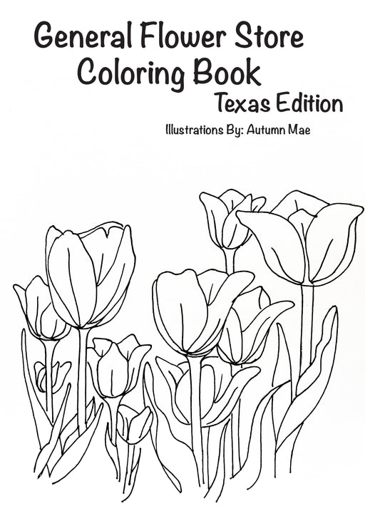 General Flower Store Coloring Book