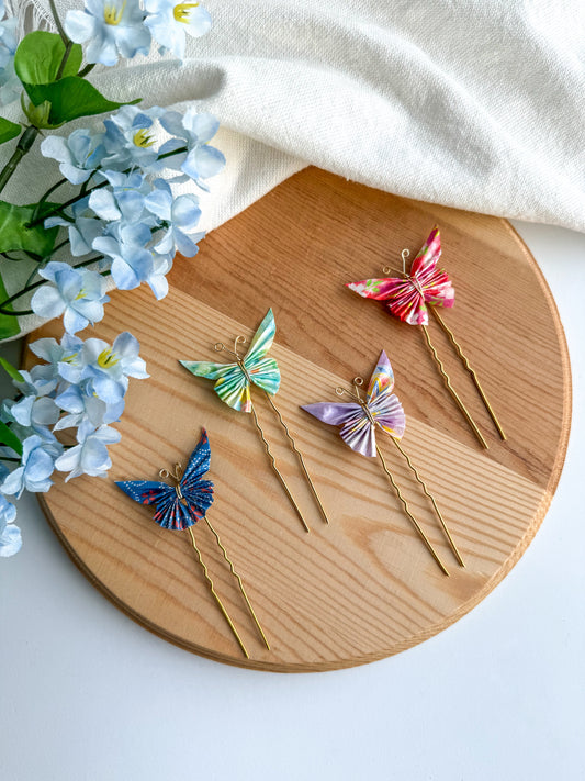 Origami Butterfly Hair Pin