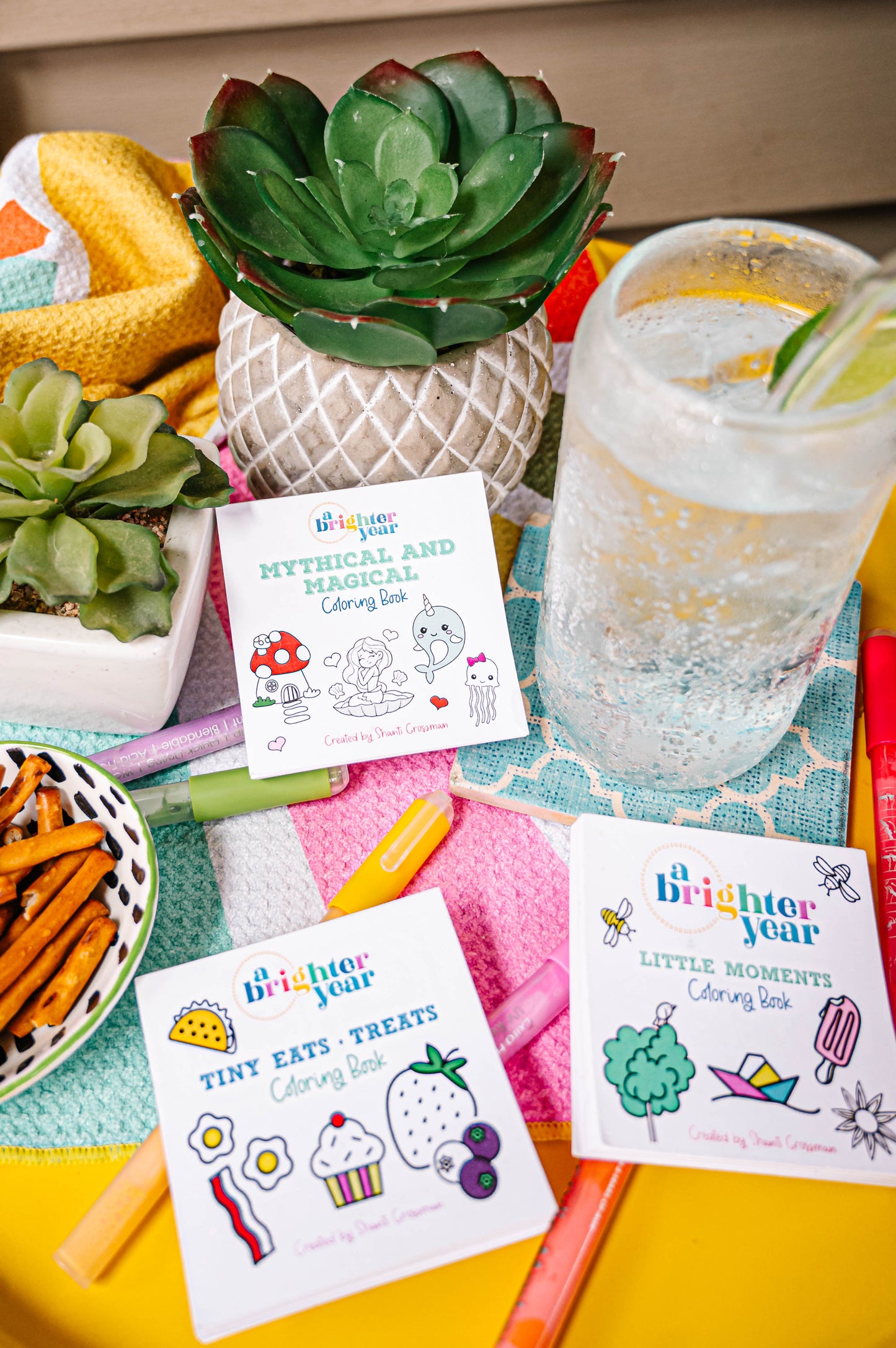 Five-Piece Coloring Book Bundle