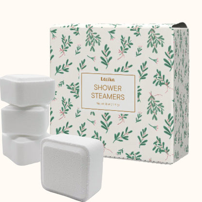 Holly Christmas Shower Steamers