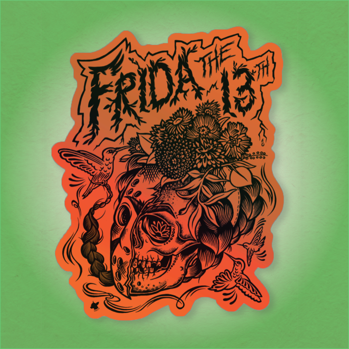 Frida the 13th Sticker