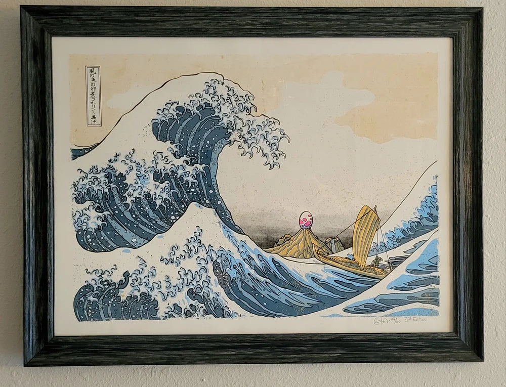 Great Wave Off Koholint Island Print