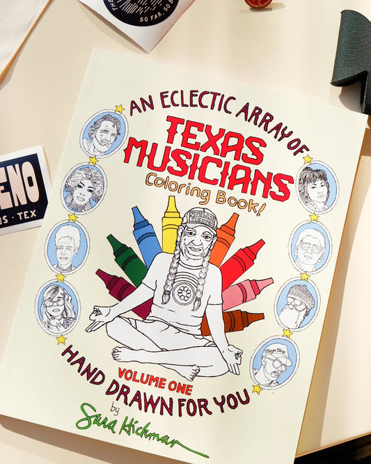 Texas Musicians Coloring Book