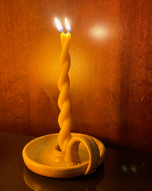 Beeswax Taper Candle