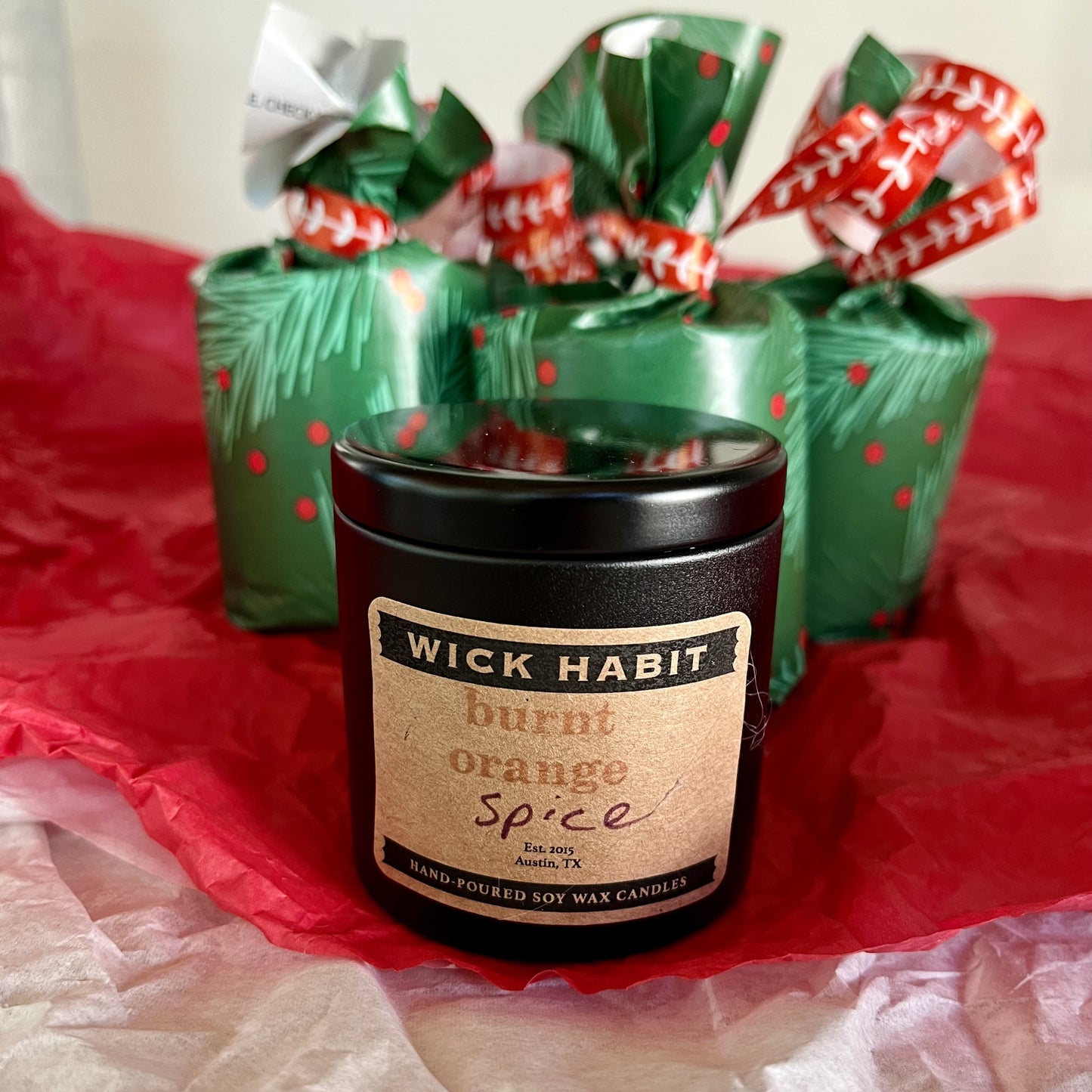 Burnt Orange Spice Soy Wax Candle
