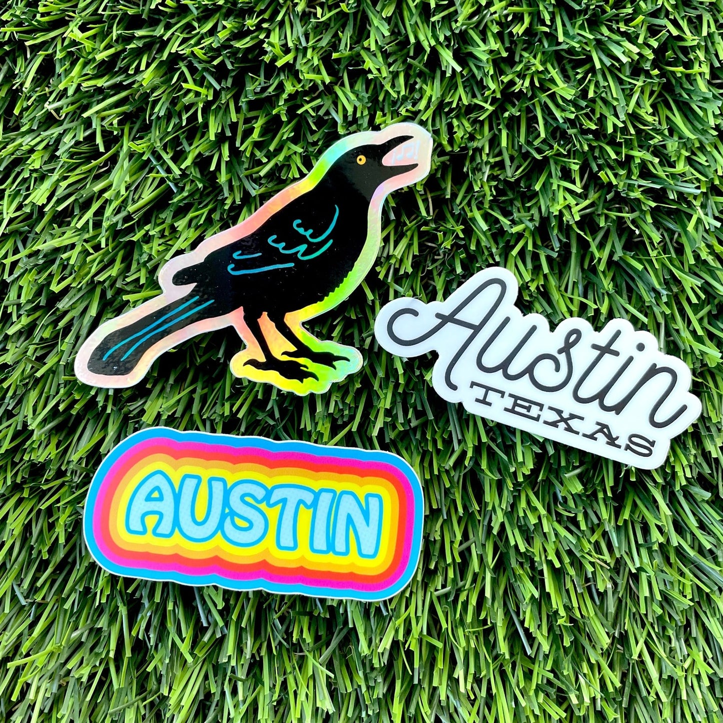 Austin Sticker Set