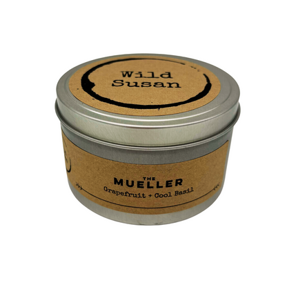 Mueller [Grapefruit + Cool Basil] Soy Candle/Wax Melt