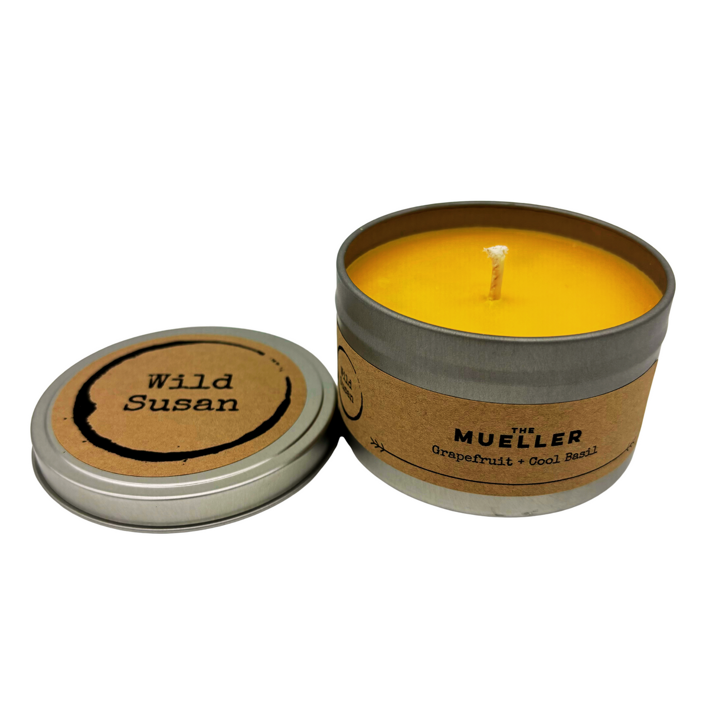 Mueller [Grapefruit + Cool Basil] Soy Candle/Wax Melt
