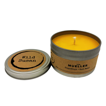 Mueller [Grapefruit + Cool Basil] Soy Candle/Wax Melt