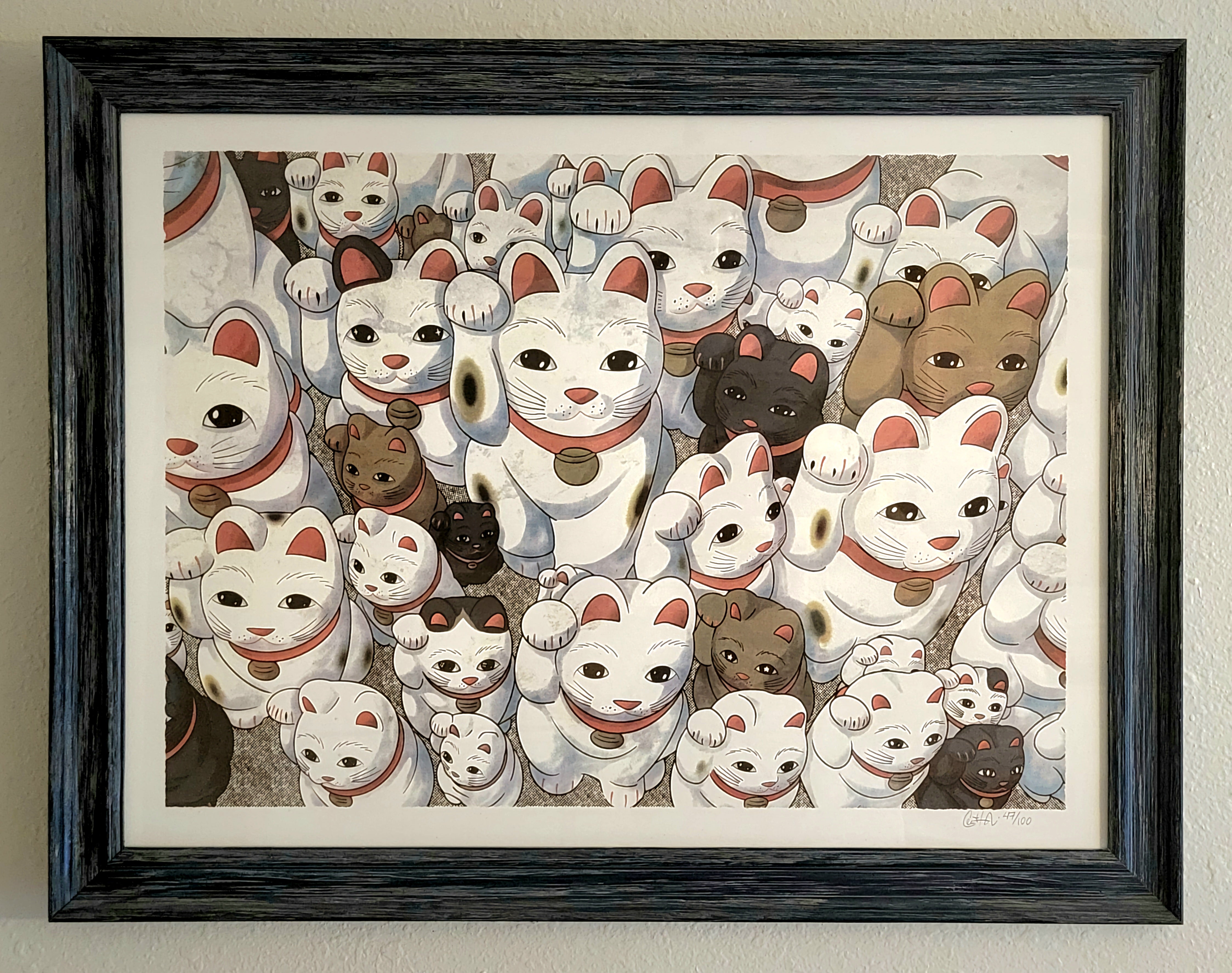 Maneki-Neko Print – Blue Genie Art Bazaar