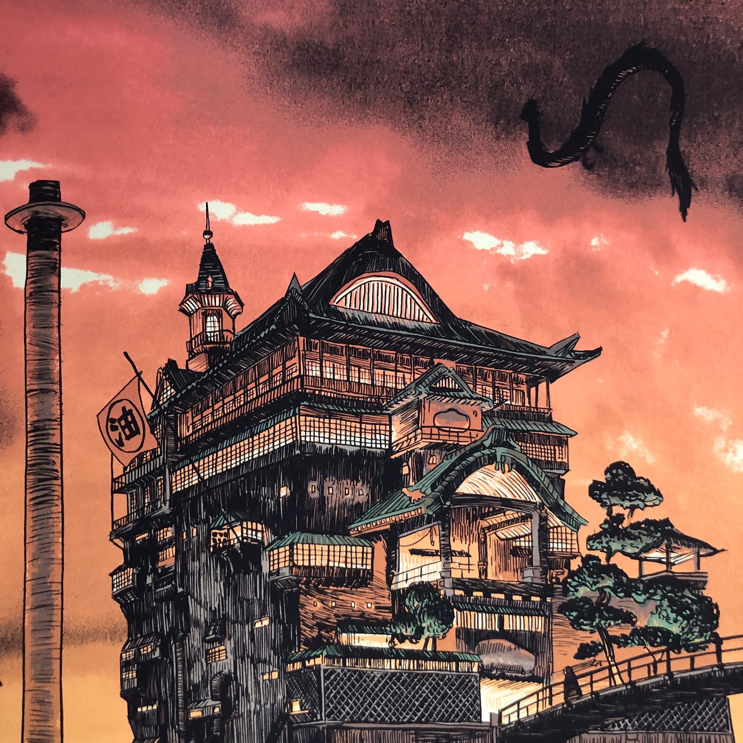 Bath House Print