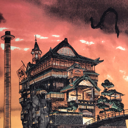 Bath House Print