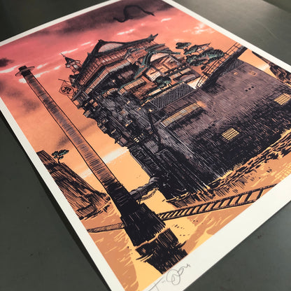 Bath House Print