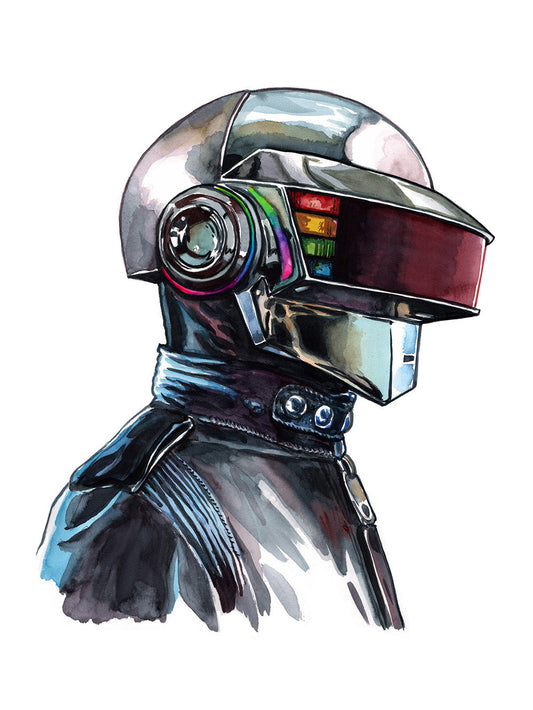 Shiny Punk Silver Print