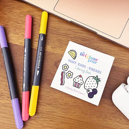 Tiny Treats Mini Coloring Book