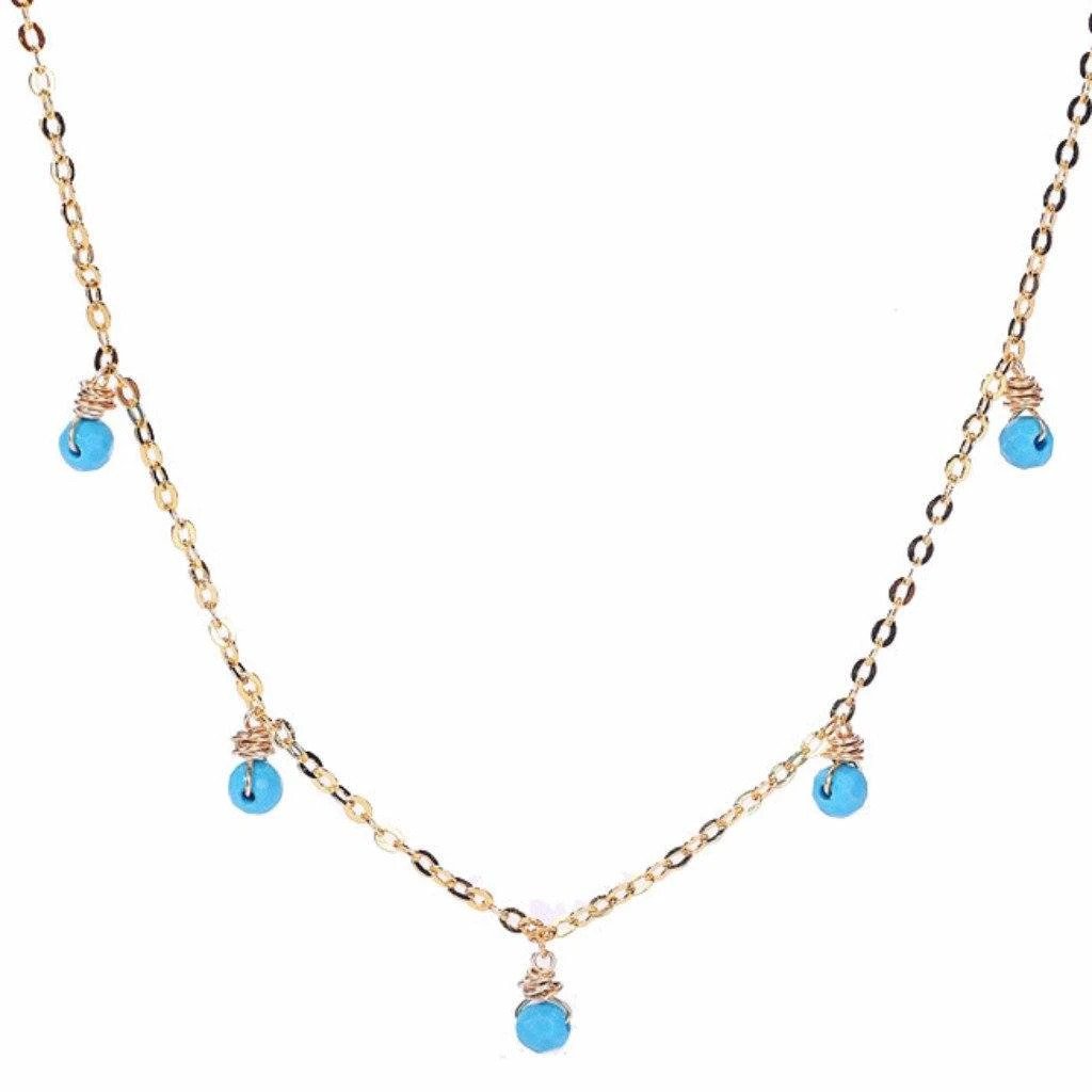 Mini Gemstone Confetti Necklace