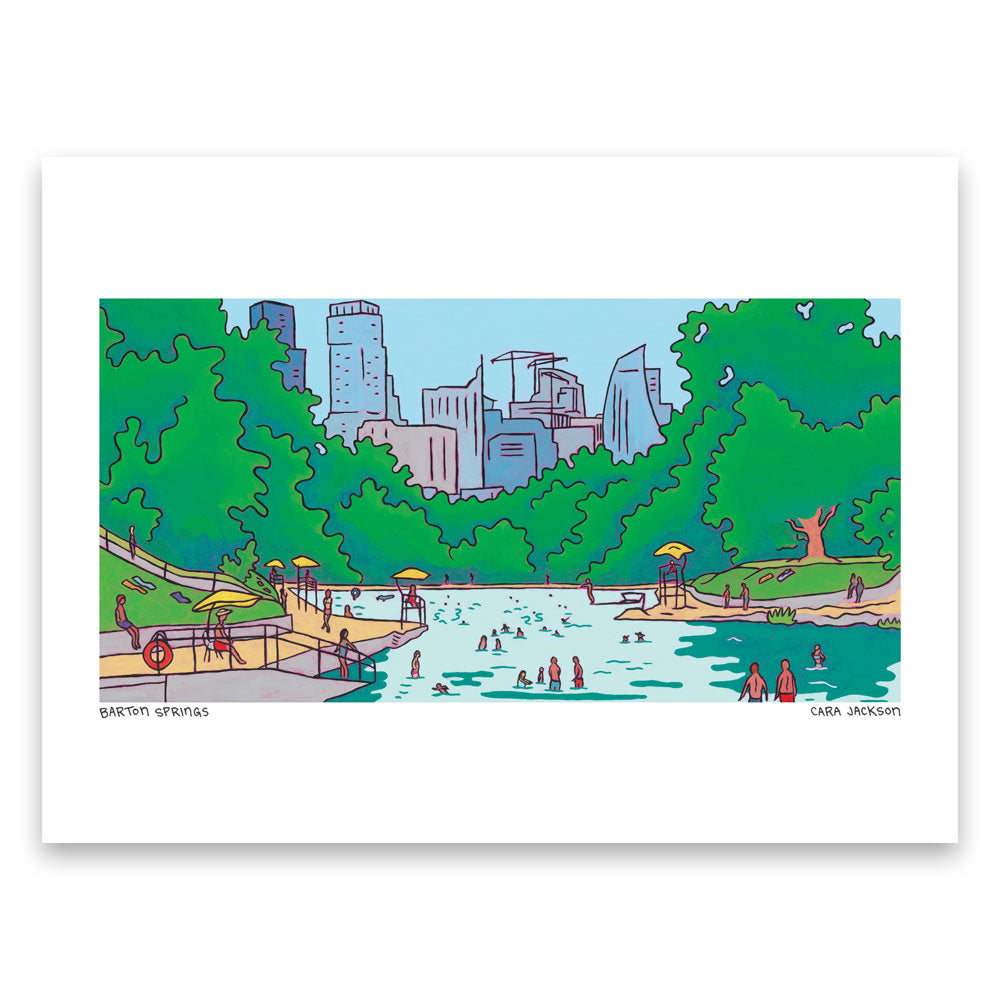 Barton Springs Print