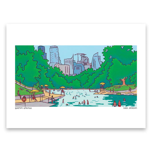 Barton Springs Print