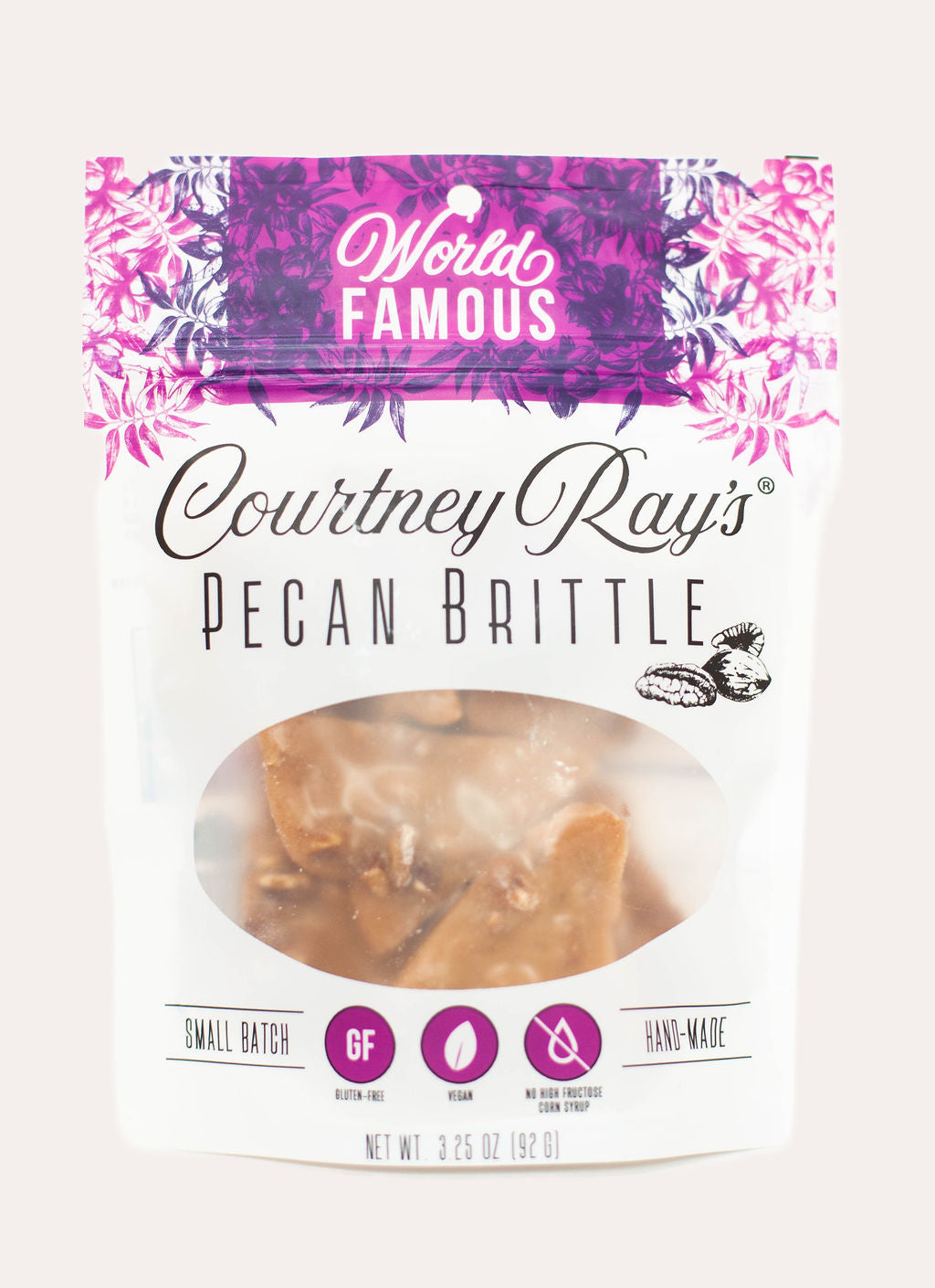 Pecan Brittle - 3.25 oz bag