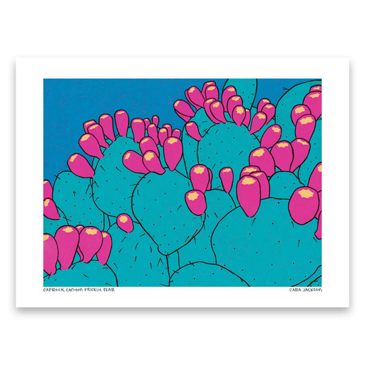 Caprock Canyon Prickly Pear Print