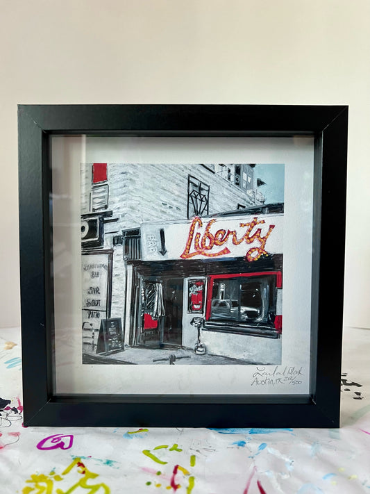 Liberty Bar Shadowbox Art Print