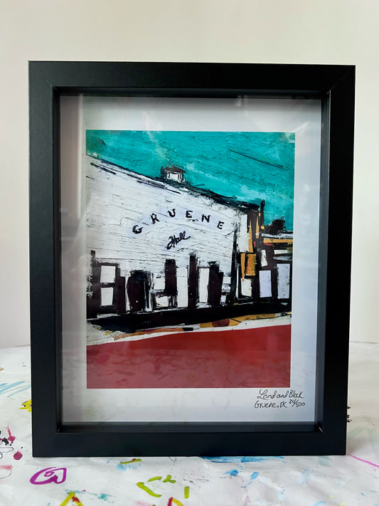 Gruene Hall Shadowbox Art Print