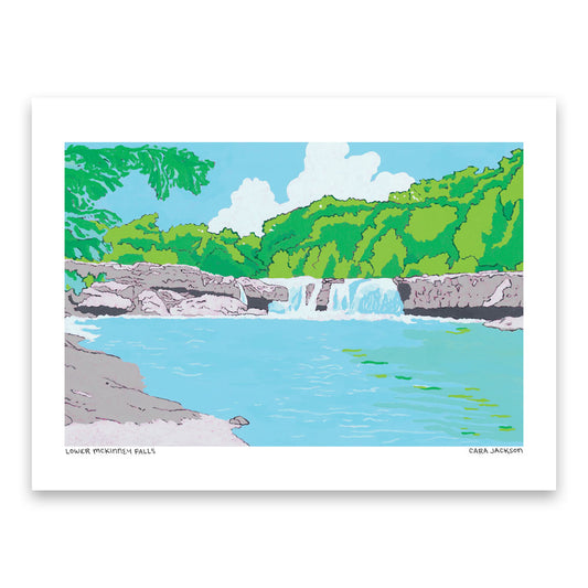 Lower McKinney Falls Print