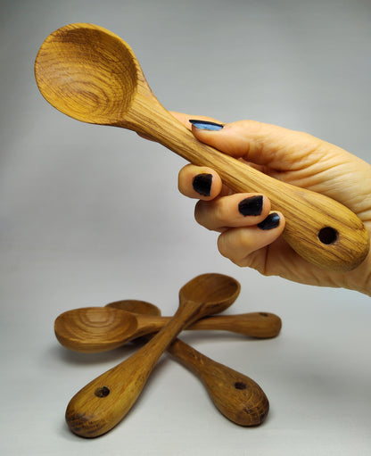 Handcarved Oak Spoon